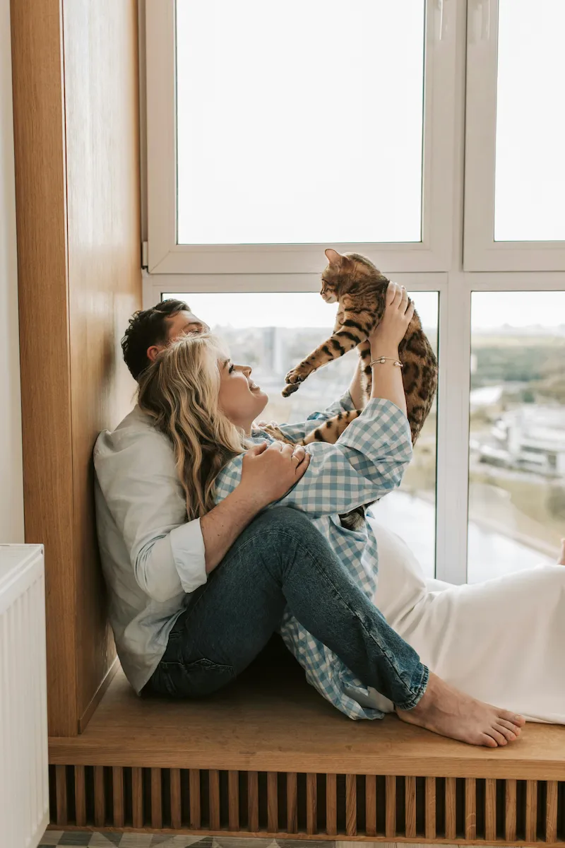 Couple with Cat